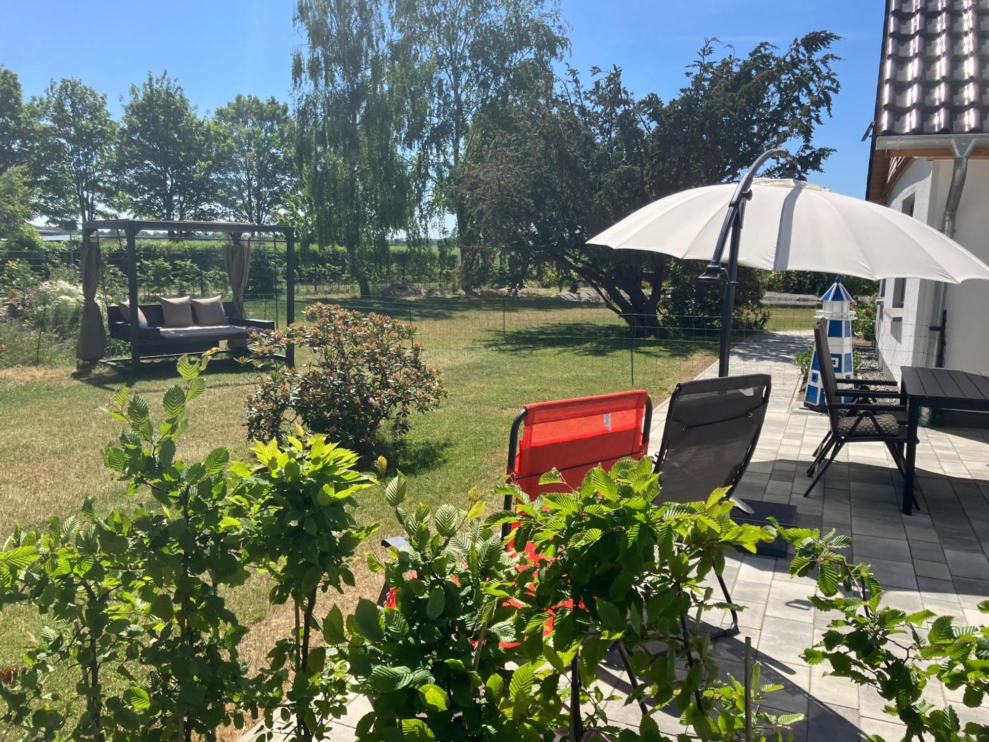 Grosse 4 Sterne Ferienwohnung Beim Boddenstrand Sundhagen-Niederhof Dış mekan fotoğraf