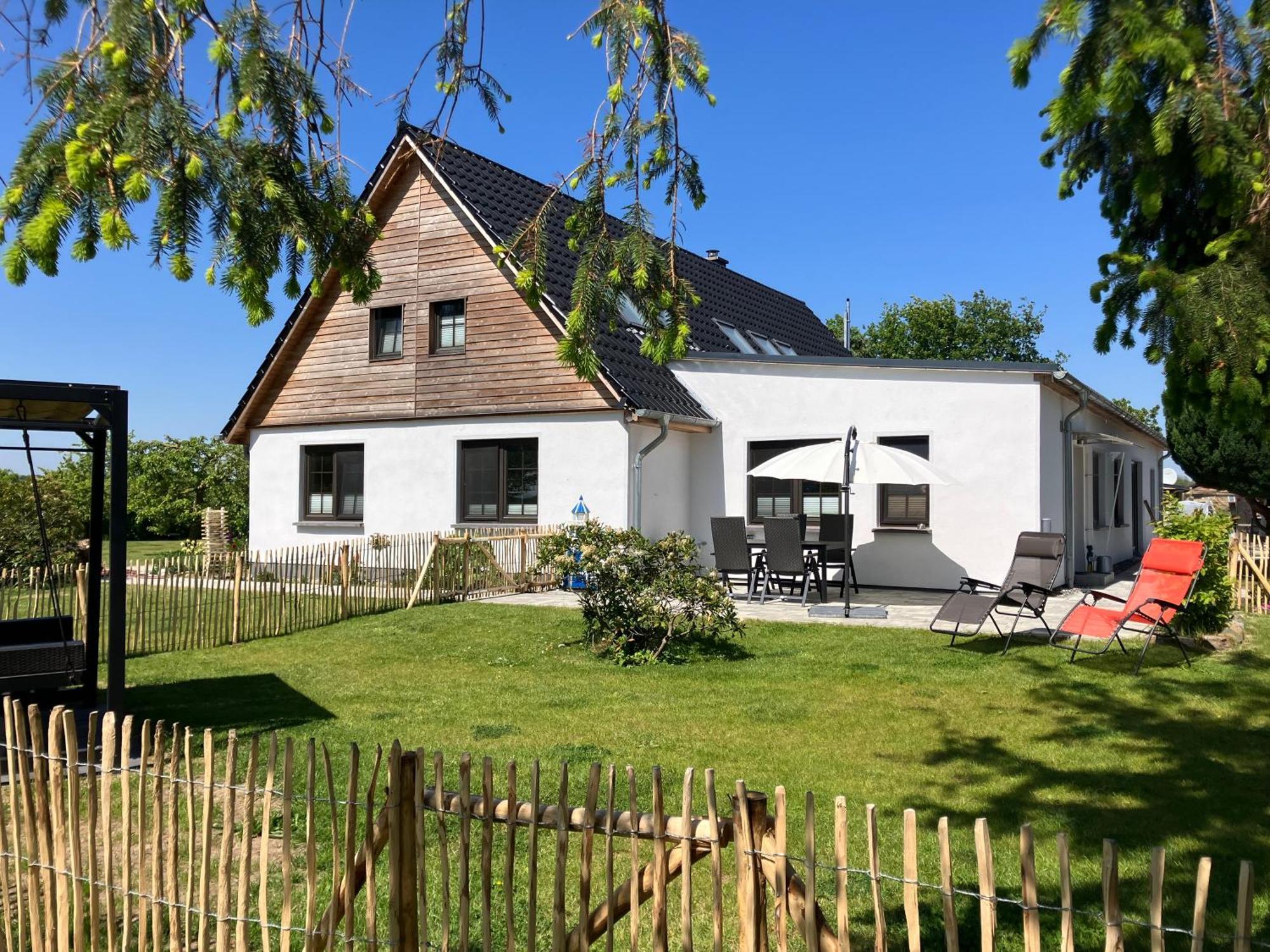 Grosse 4 Sterne Ferienwohnung Beim Boddenstrand Sundhagen-Niederhof Dış mekan fotoğraf