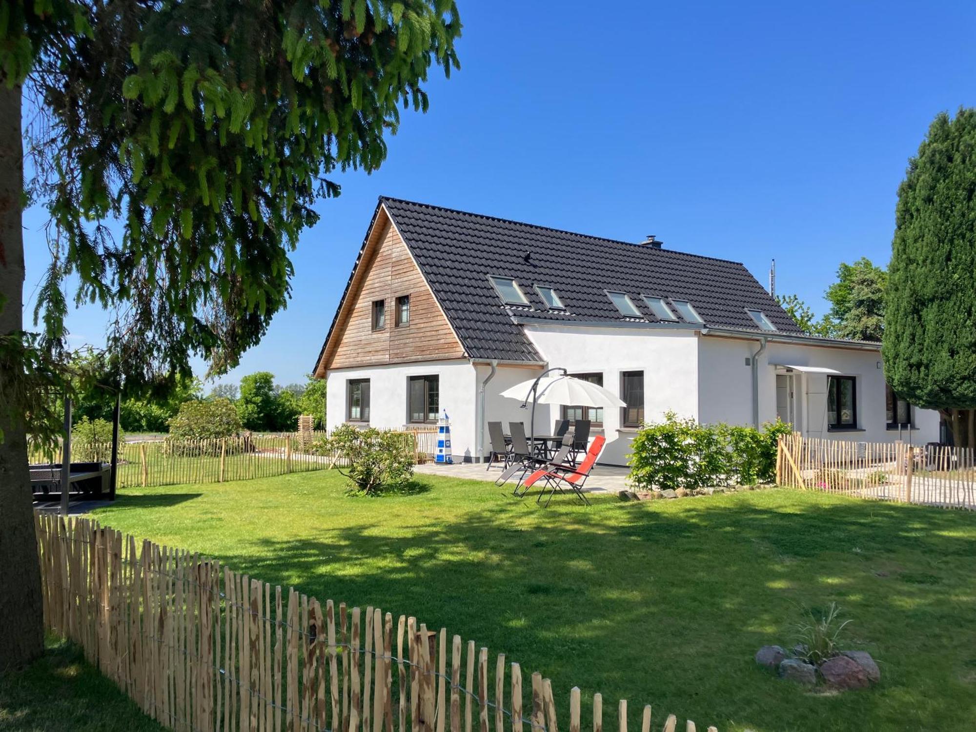 Grosse 4 Sterne Ferienwohnung Beim Boddenstrand Sundhagen-Niederhof Dış mekan fotoğraf
