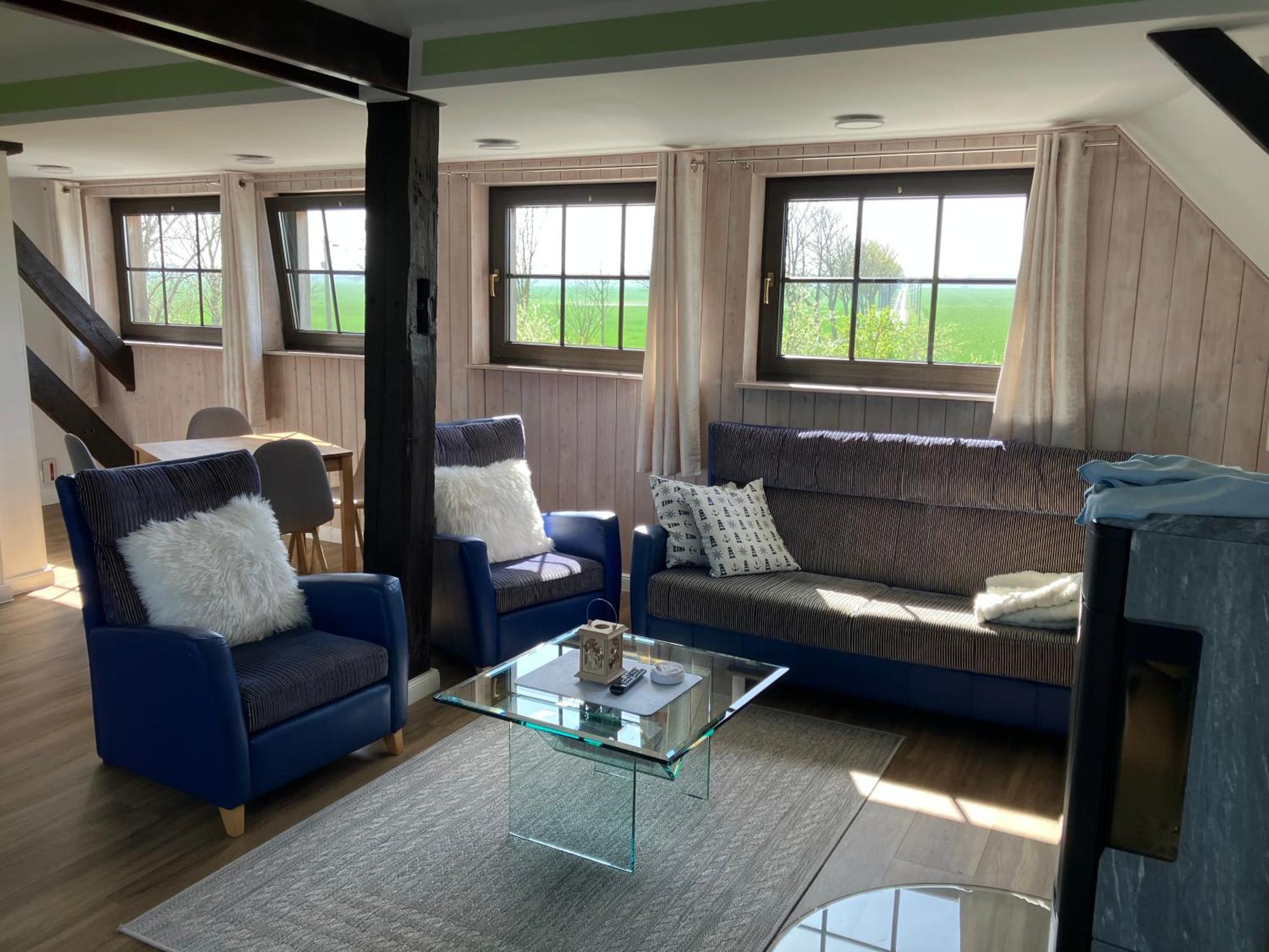 Grosse 4 Sterne Ferienwohnung Beim Boddenstrand Sundhagen-Niederhof Dış mekan fotoğraf